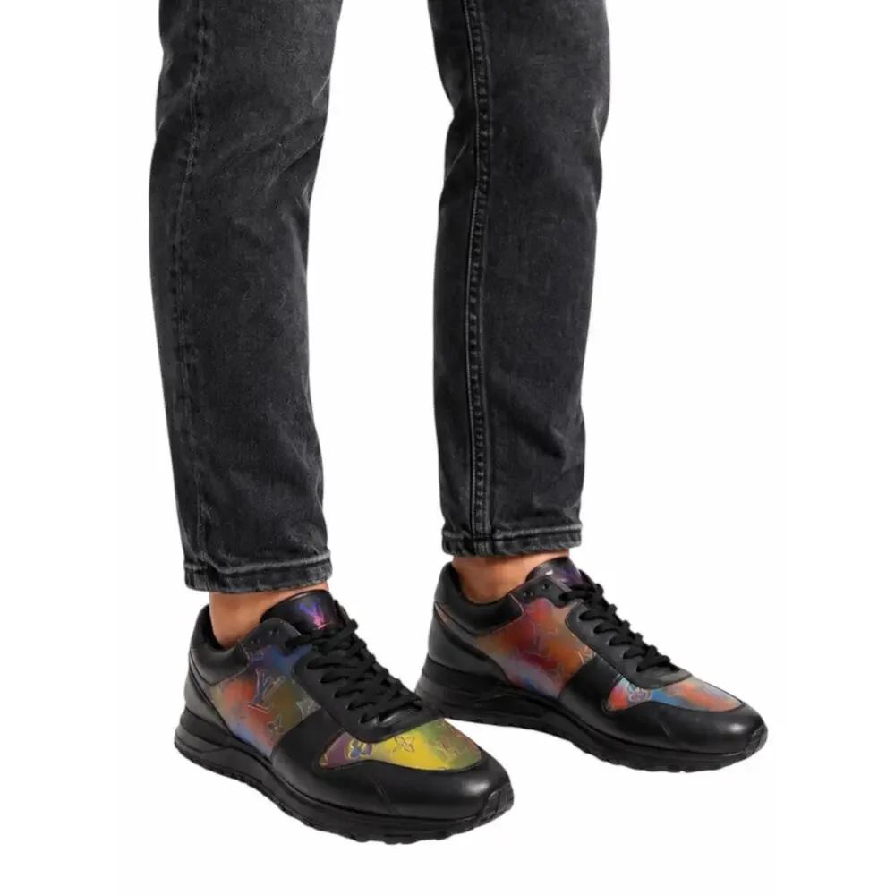Louis Vuitton Run Away Sneaker Holographic Monogram Black Size 9/ US 10 - Picture 2 of 16